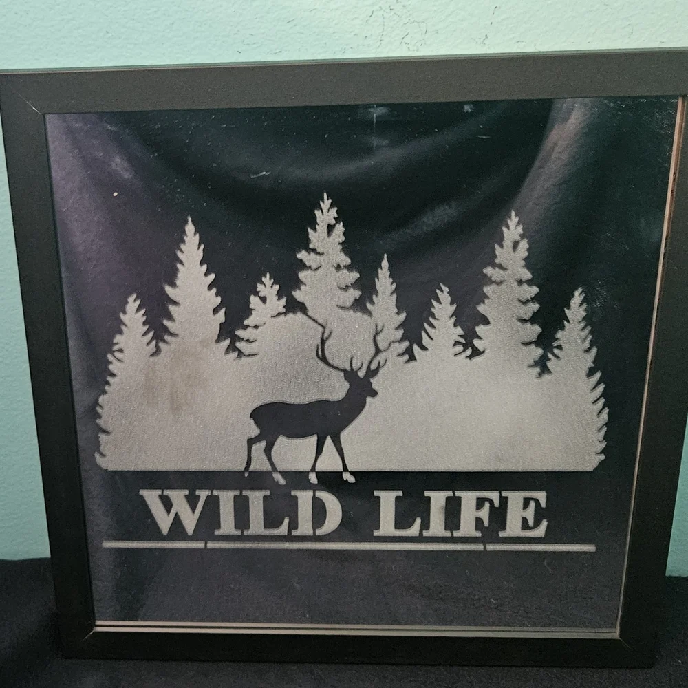 Wild Life Black Framed Wall Art